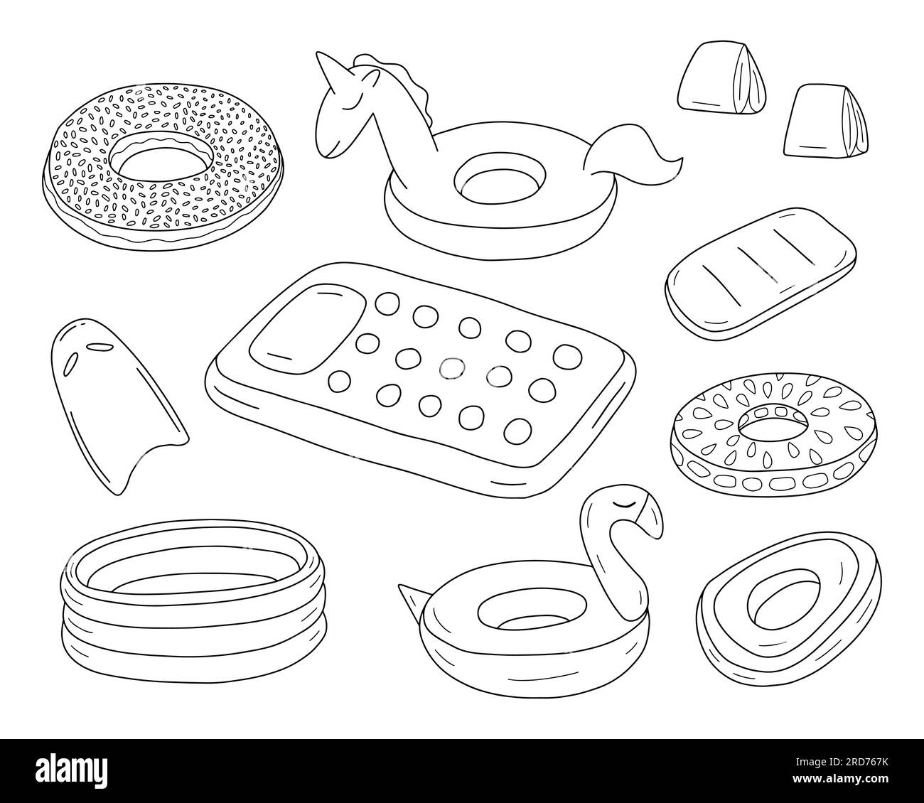 Cute rubber rings set Stock Vector Image & Art Alamy