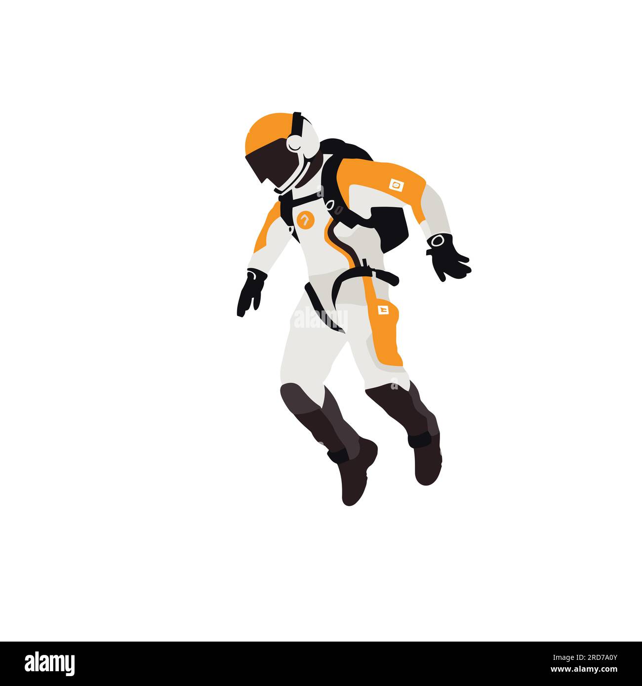 BASE jumping vector flat minimalistic isolated Stock Vector Image & Art