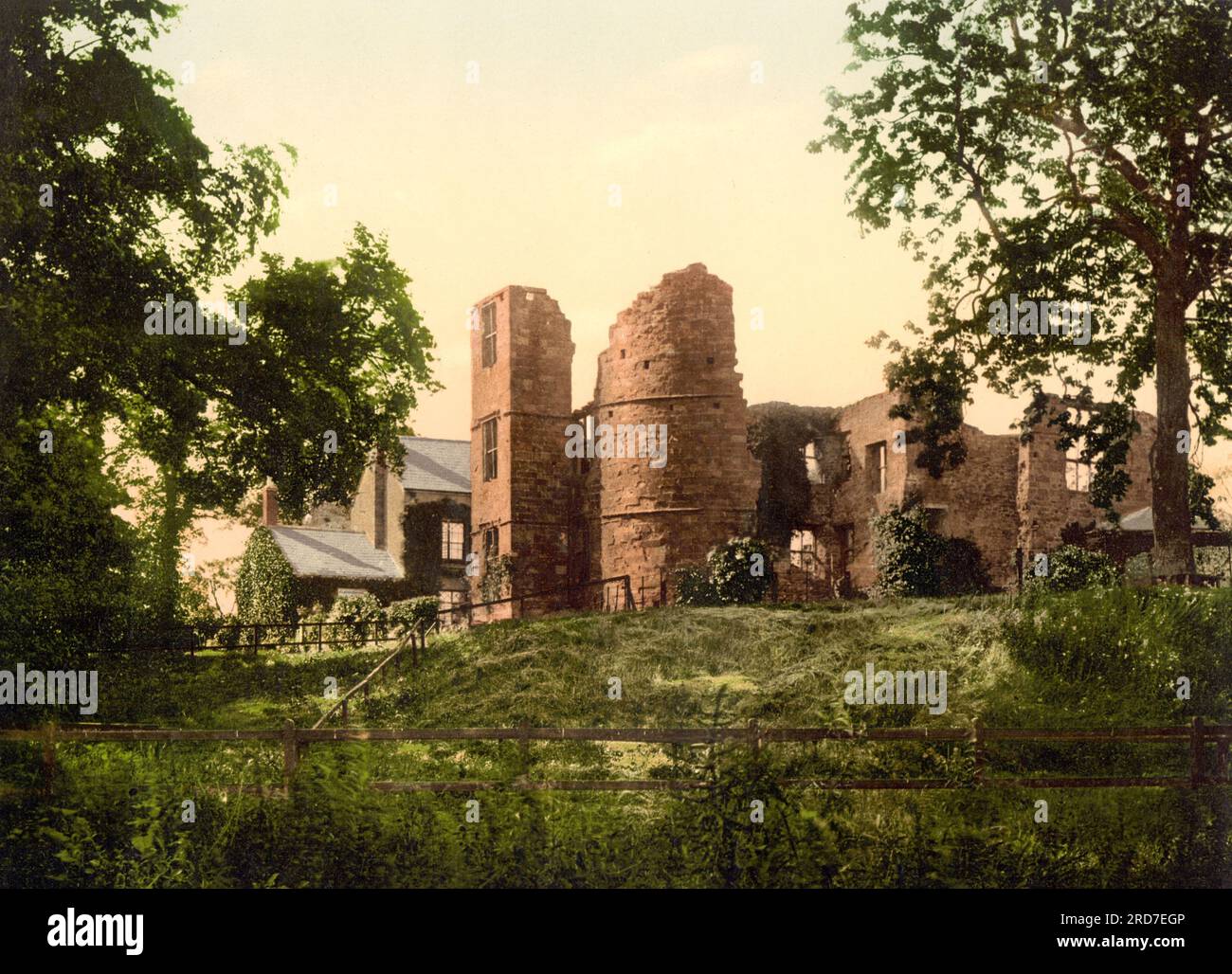 Wilton Castle, RossonWye, a market town and civil parish in