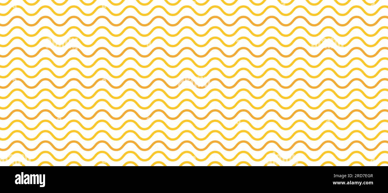 Italian pasta pattern. Spaghetti and ramen noodles on yellow background ...