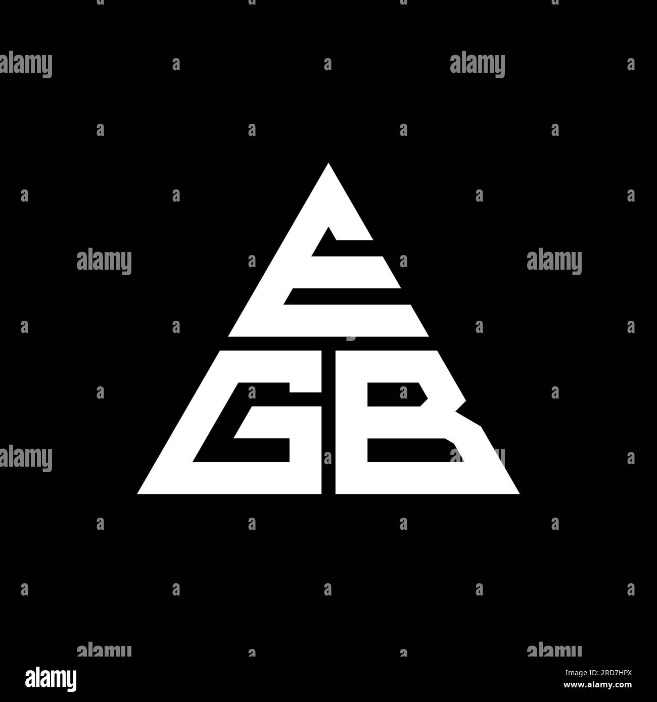 EGB triangle letter logo design with triangle shape. EGB triangle logo  design monogram. EGB triangle vector logo template with red color. EGB  triangul Stock Vector Image \u0026 Art - Alamy, image size:1300x1390