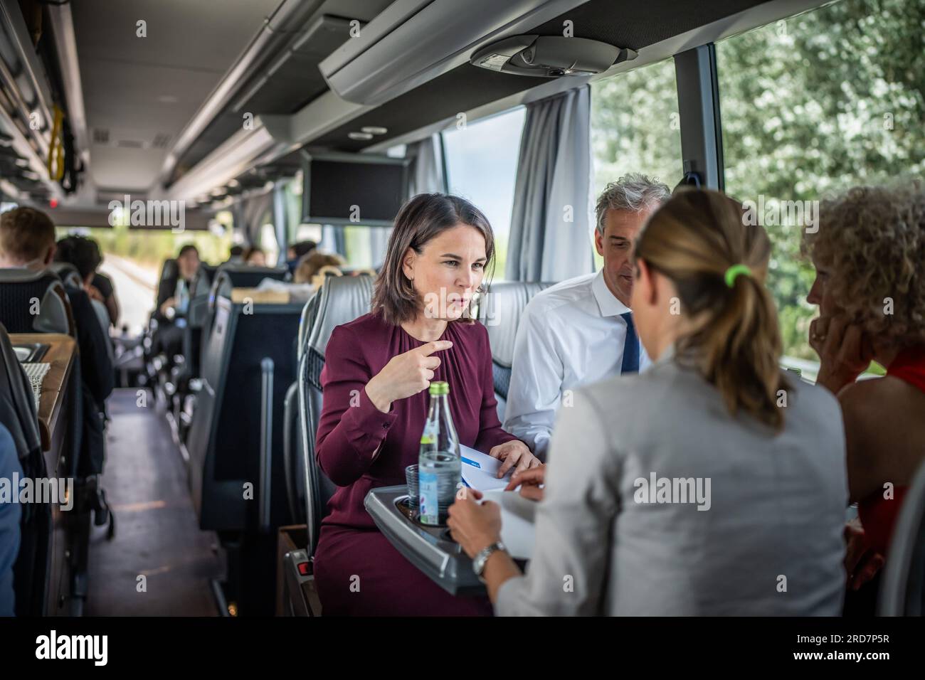 19 July 2023, Hesse, Frankfurt/Main Annalena Baerbock (Bündnis90/Die