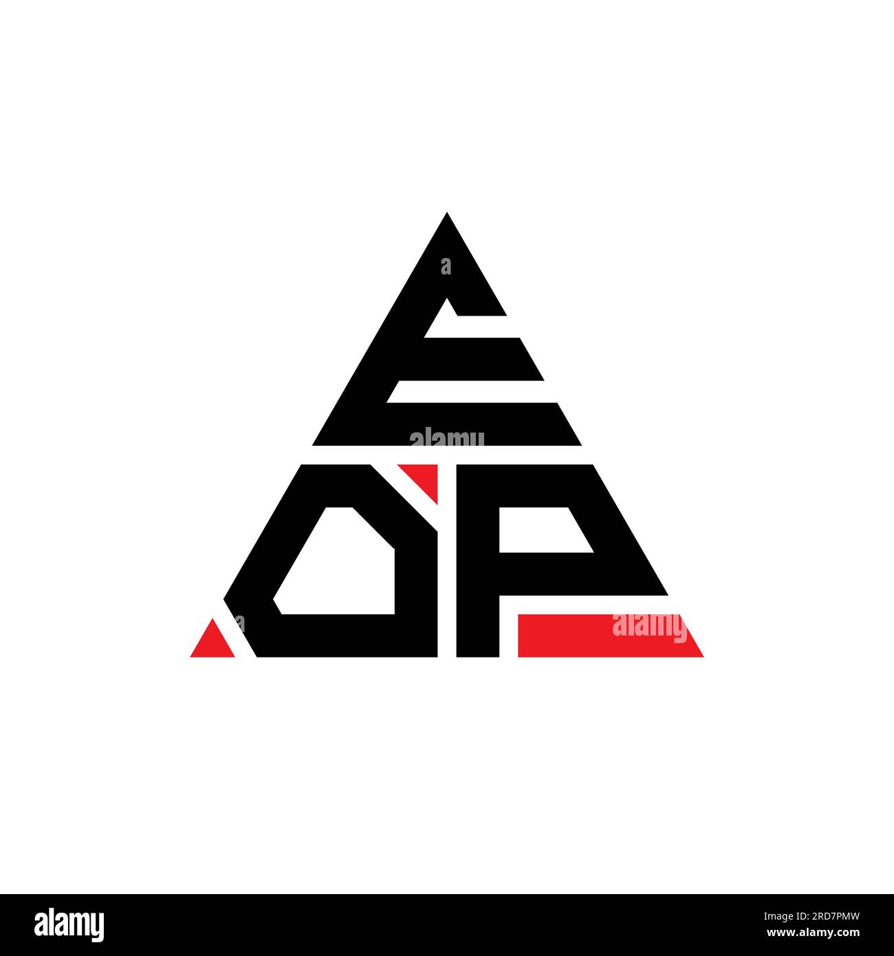 EOP triangle letter logo design with triangle shape EOP triangle logo EOP triangle letter logo design with triangle shape EOP triangle logo