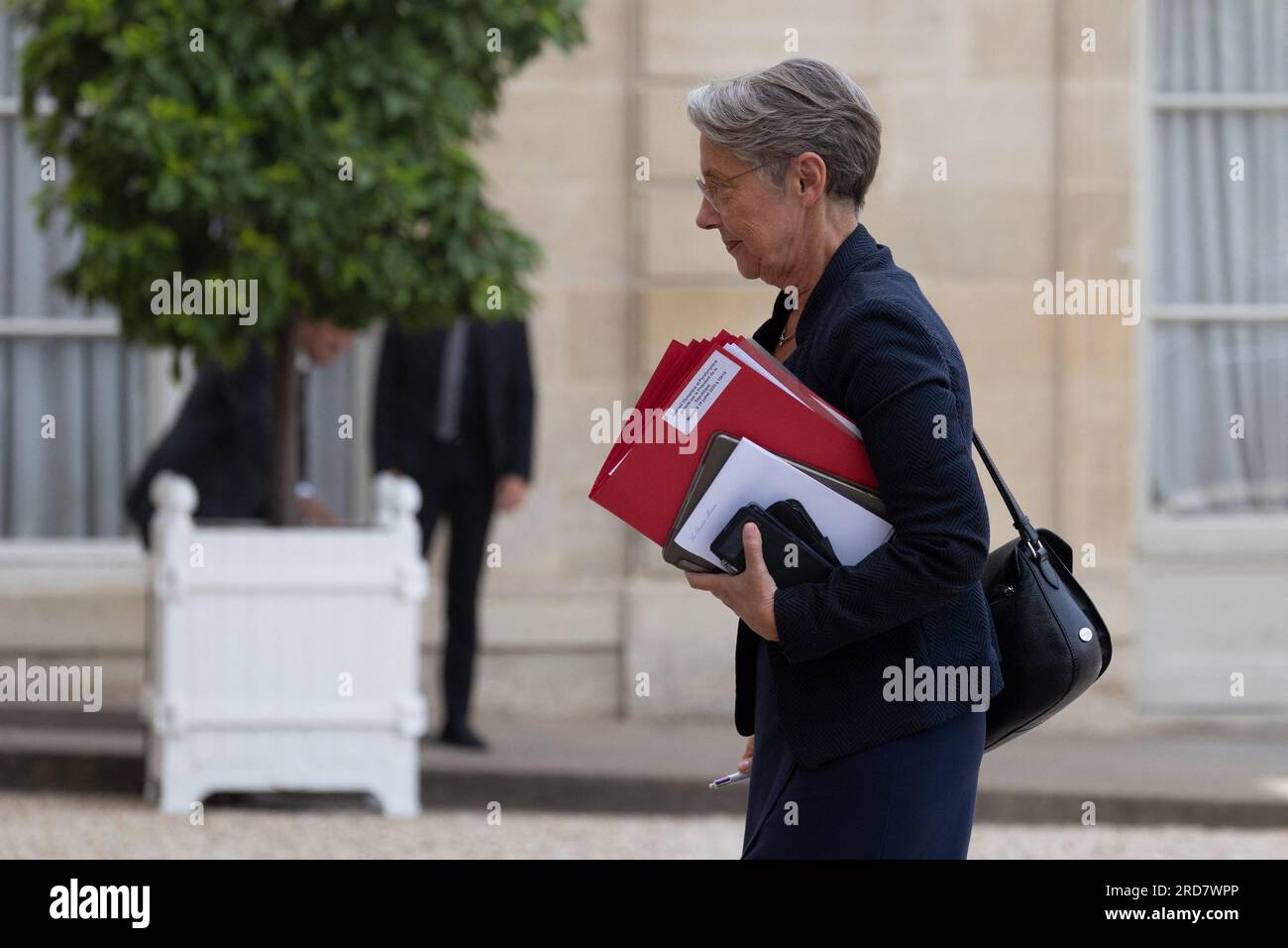 Paris, France. 19th July, 2023. French Prime Minister Elisabeth Borne