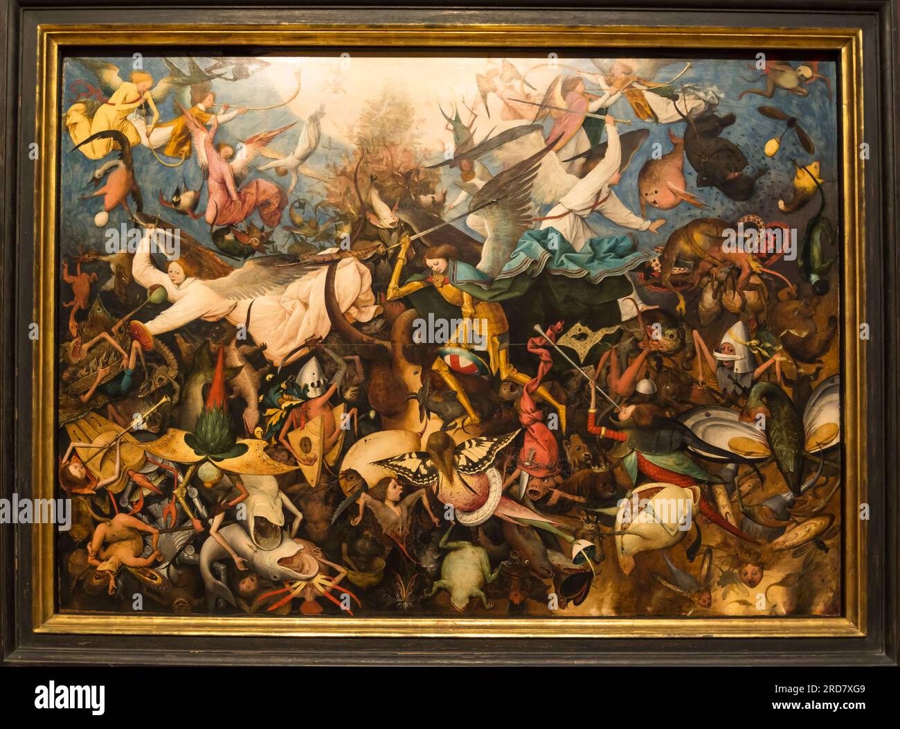 Pieter Bruegel the Elder painting The Fall of the Rebel Angels, , Old Masters Museum, Royal