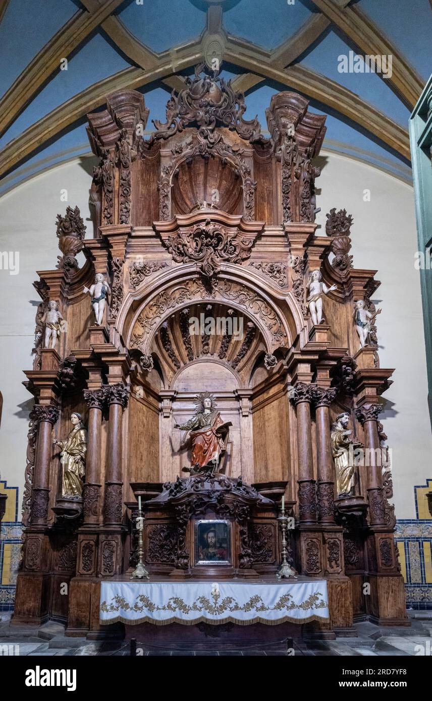 San Juan Evangelist or Saint Anne Chapel, Lima cathedral, Peru Stock Photo