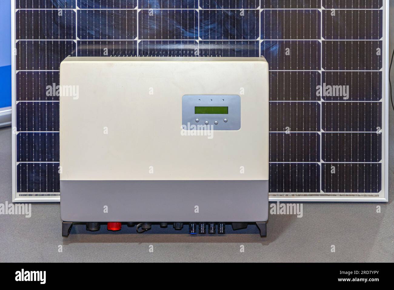 Solar Energy Controller Battery Storage Inverter Power Management Equipment Stock Photo