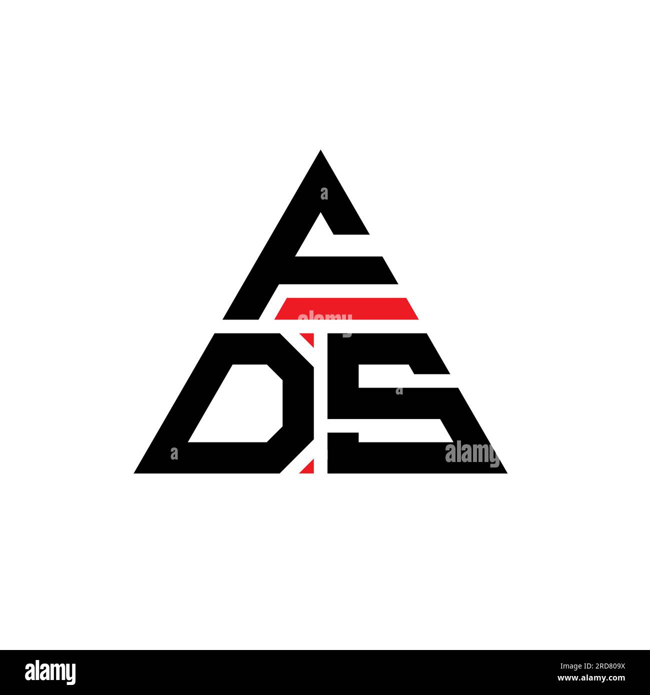 Fds Icon FDS triangle letter logo design with triangle shape. FDS triangle logo ...
