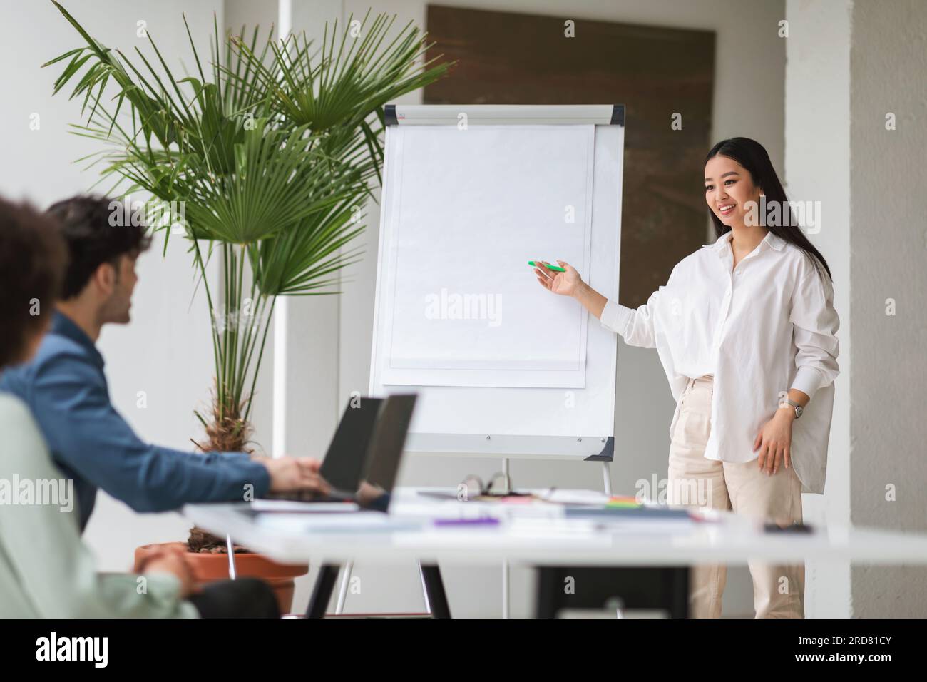 Presenting Professional businessman presenting ideas hi-res stock photography and ...