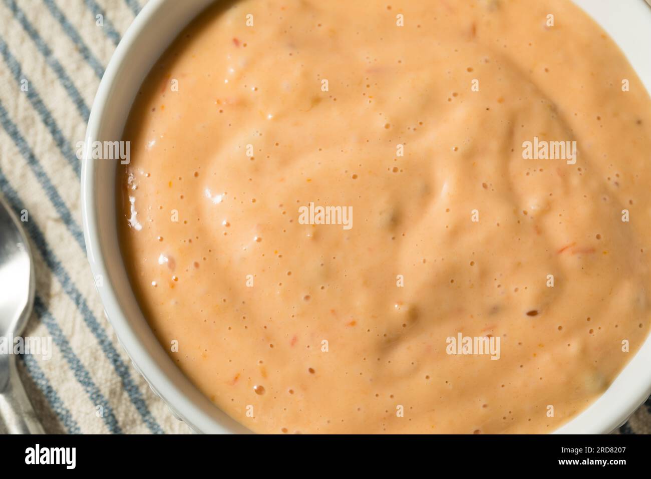 Homemade Russian Thousand Island Dressing with Tomato Stock Photo Alamy