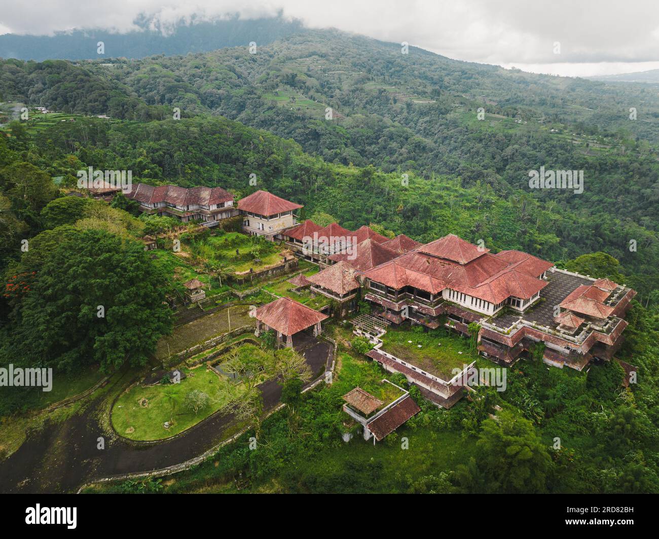 Abandoned Bedugul Taman Hotel, The Ghost Palace of Bali Stock Photo - Alamy