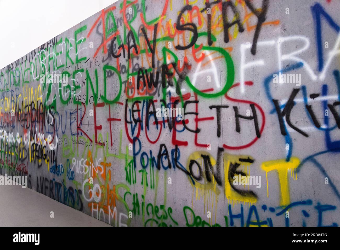 Conceptual art in the CENTRALE for contemporary art, Brussels, Belgium Stock Photo Alamy