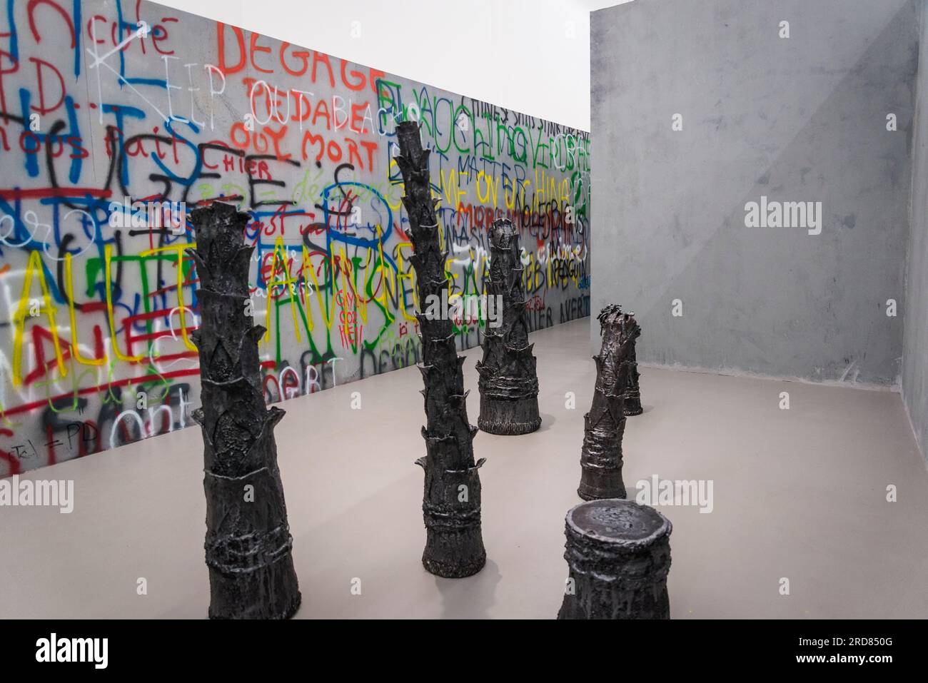 Conceptual art in the CENTRALE for contemporary art, Brussels, Belgium Stock Photo Alamy