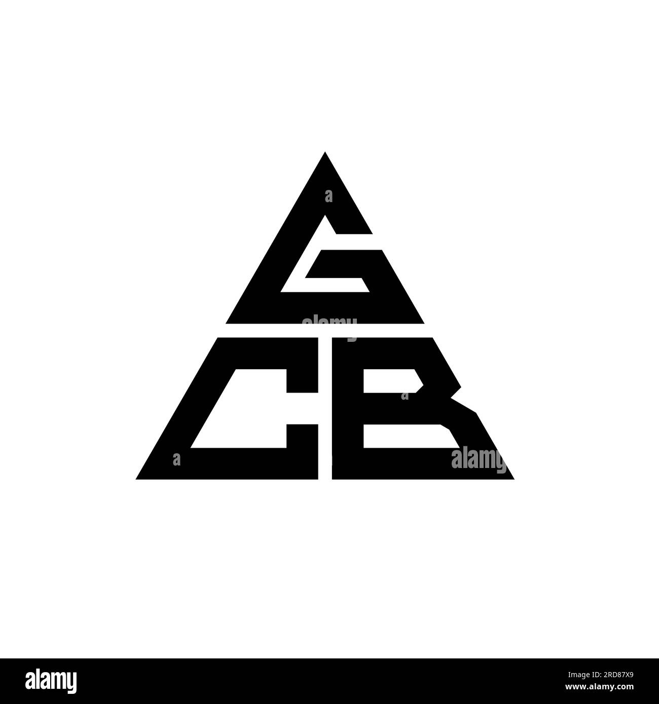 Gcb Design GCB triangle letter logo design with triangle shape. GCB triangle logo ...