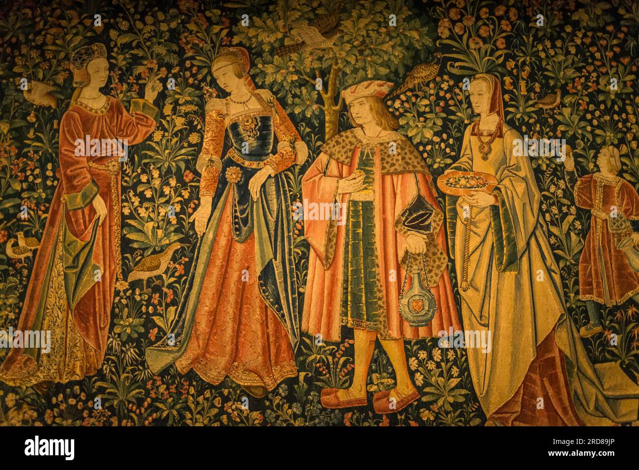 Tapestry of The Lady and the Unicorn, Cluny Museum National Museum of