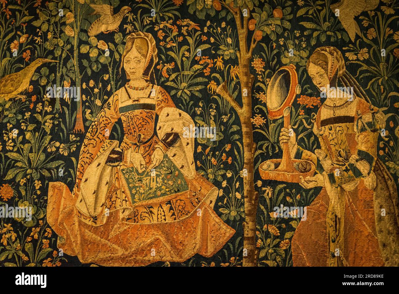 Tapestry of The Lady and the Unicorn, Cluny Museum National Museum of