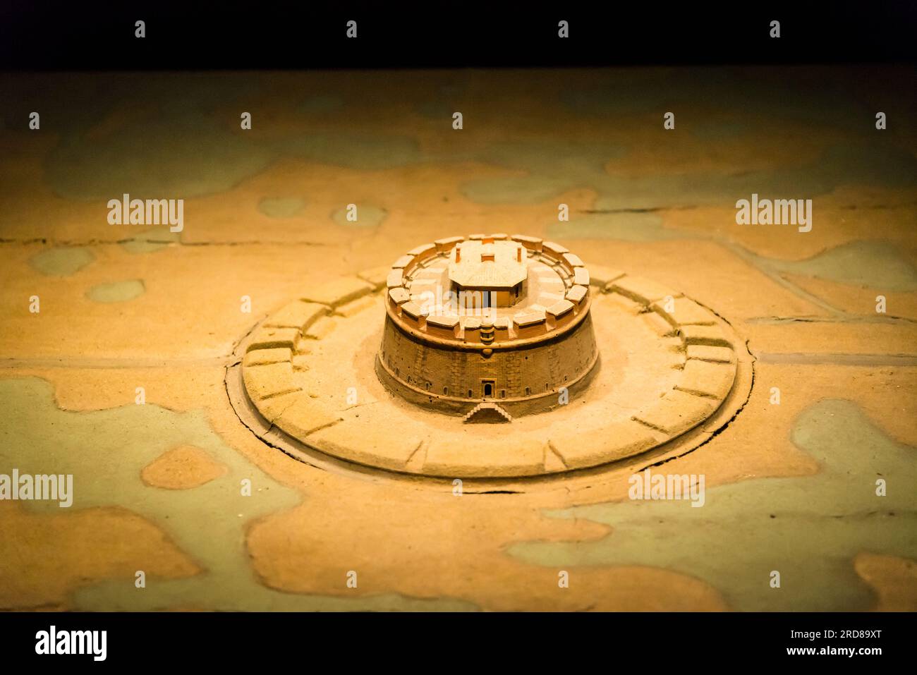 Model of fort Pate, , Relief Maps museum or Musée des PlansReliefs is