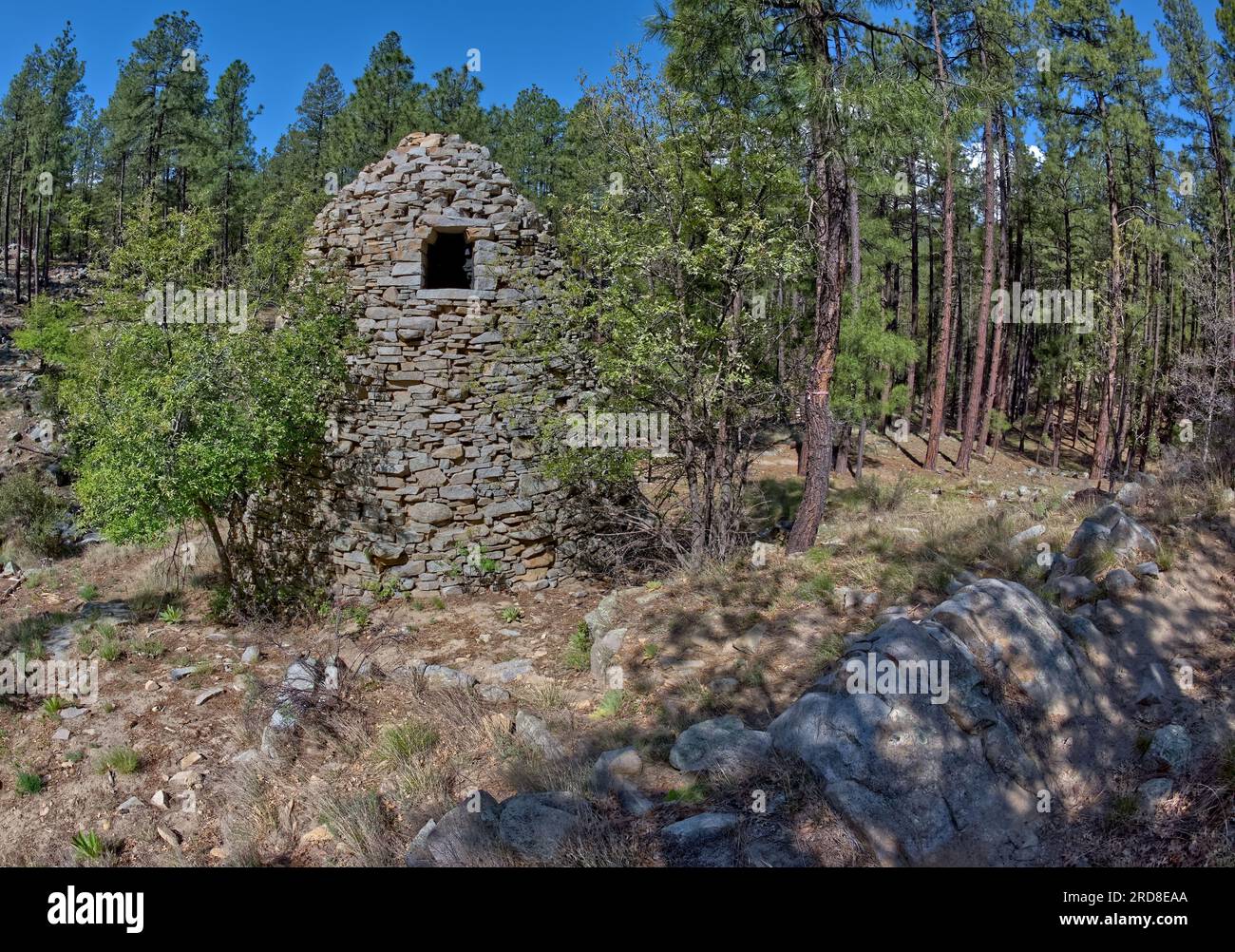 The historic Walker Charcoal Kiln, dating from the late 1880s used to