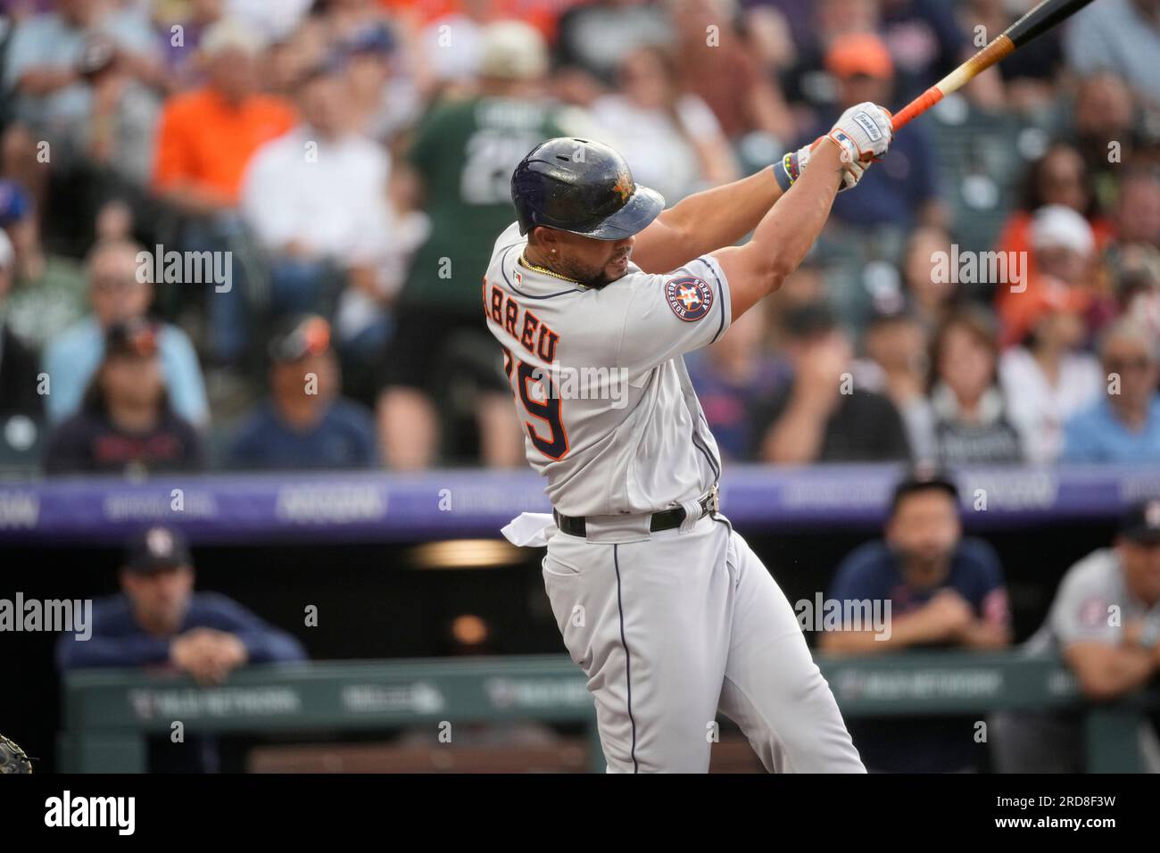 Houston Astros first baseman Jose Abreu works during a spring training  baseball game against the Miami Marlins, Sunday, March 19, 2023, in  Jupiter, Fla. (AP Photo/Lynne Sladky Stock Photo - Alamy
