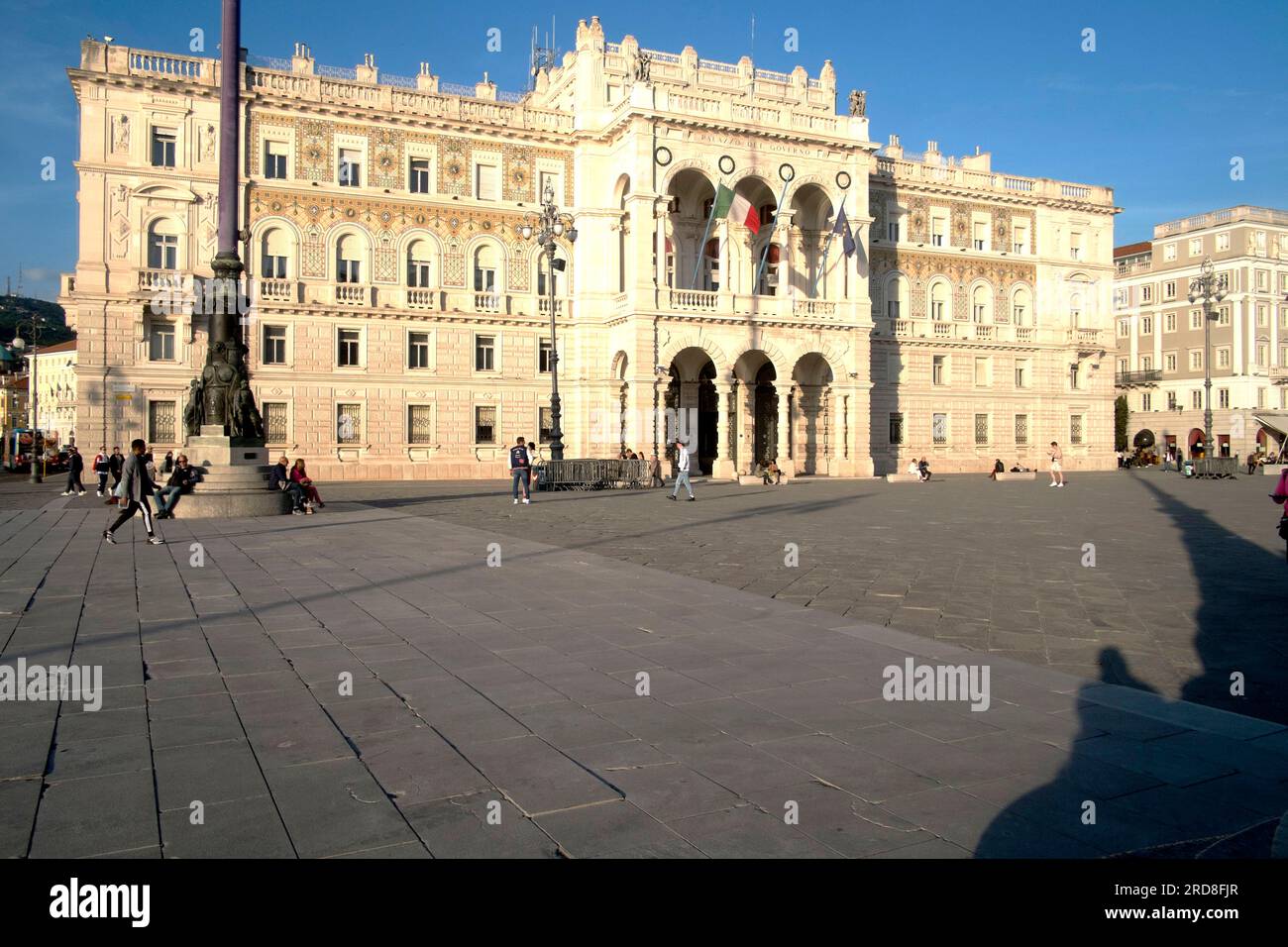 Piazza Unita D'Italia, Trieste, Friuli Venezia Giulia, Italy, Europe Stock Photo