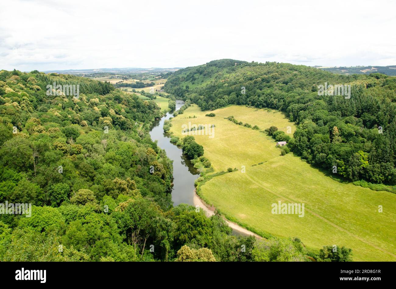 A view from Symonds Yat Rock Stock Photo Alamy