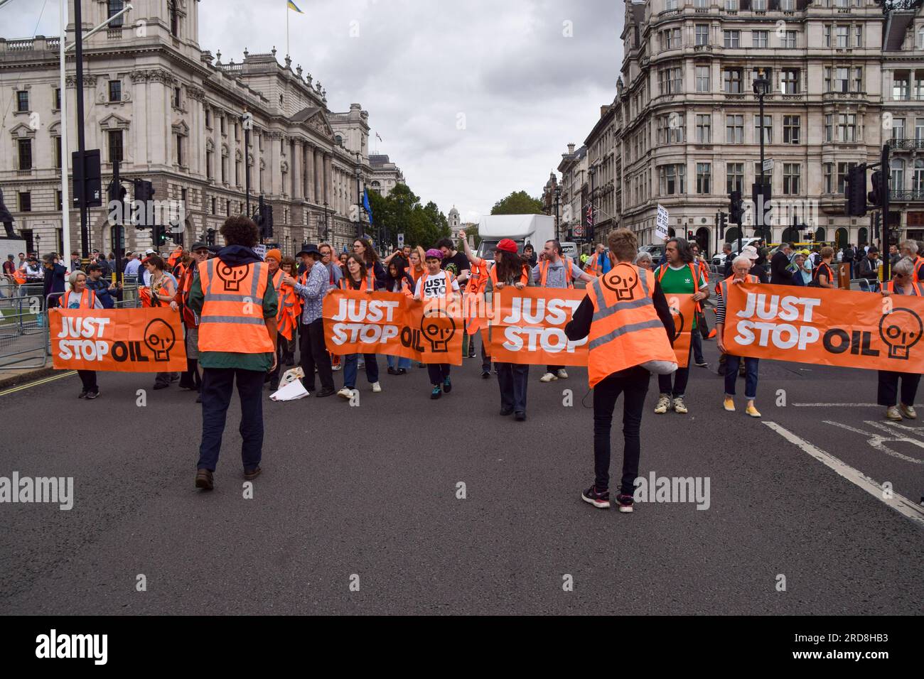 london-uk-19th-july-2023-just-stop-oil-activists-stage-their-biggest