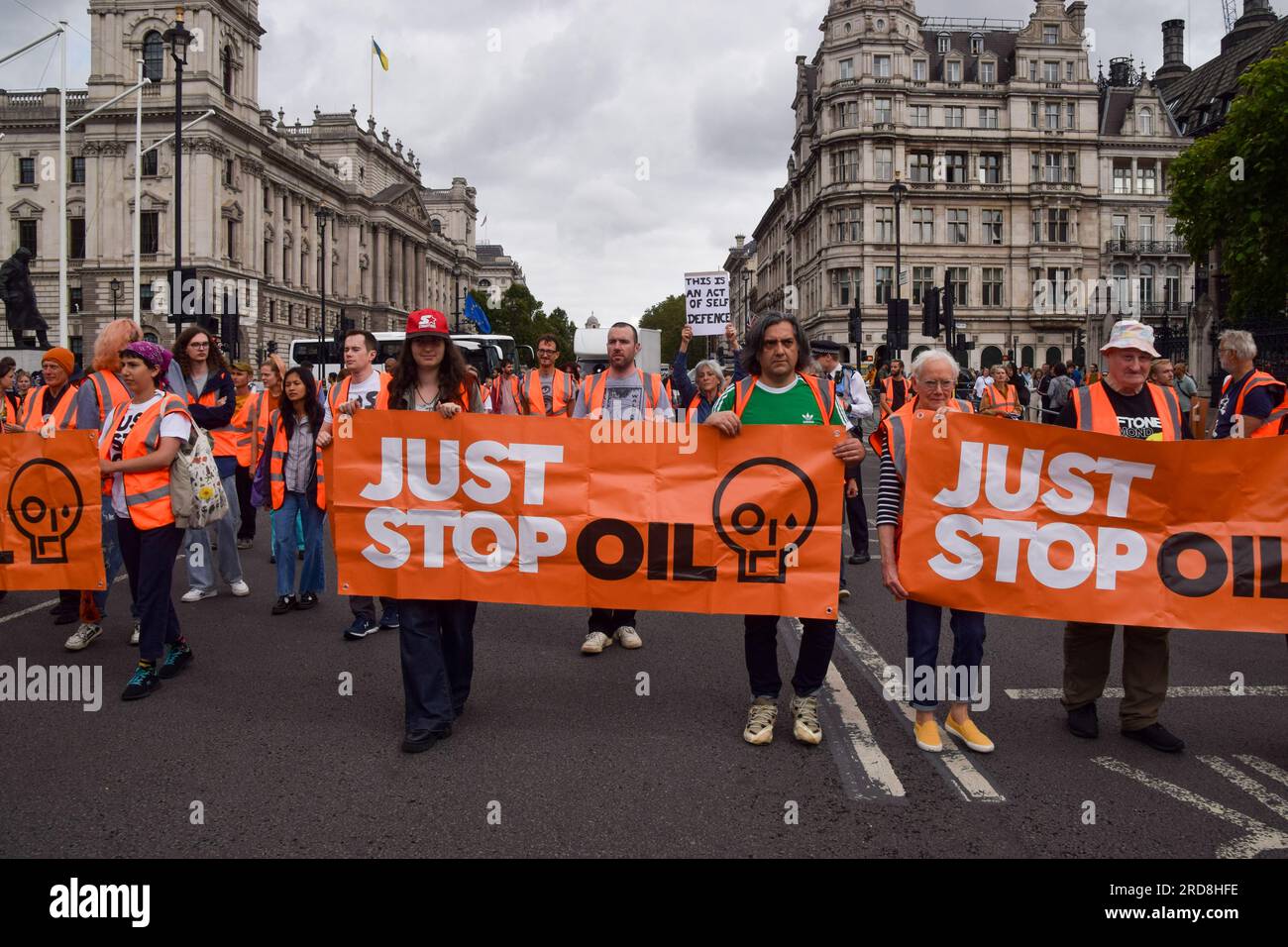 london-uk-19th-july-2023-just-stop-oil-activists-stage-their-biggest
