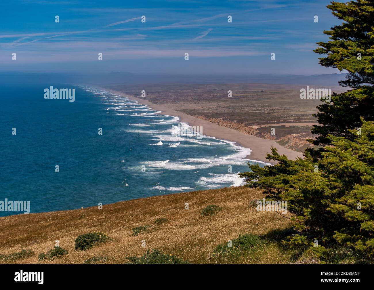 POINT REYES, CALIFORNIA, USA - Point Reyes National Seashore. Ten Mile ...