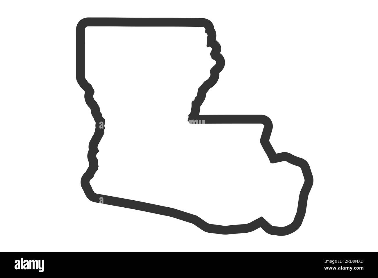 Kentucky outline symbol US state - Kentucky Outline Symbol Us State Map Vector Illustration 2RD8NXD