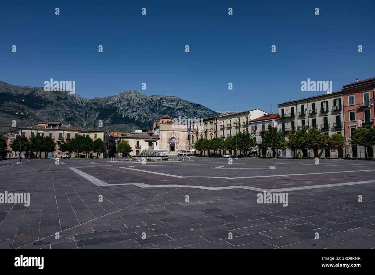 Sulmona is an Italian town in the province of L'Aquila. Located in the heart of Abruzzo, in the Maiella National Park, Sulmona is known for the produc Stock Photo