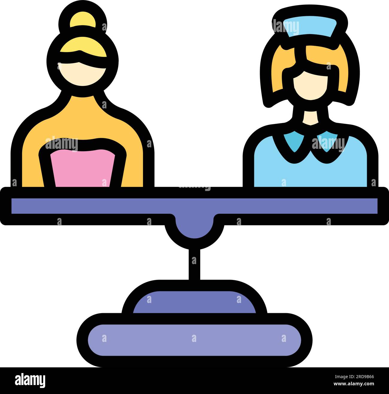 Homophobia icon outline vector. Social discrimination. Social norms