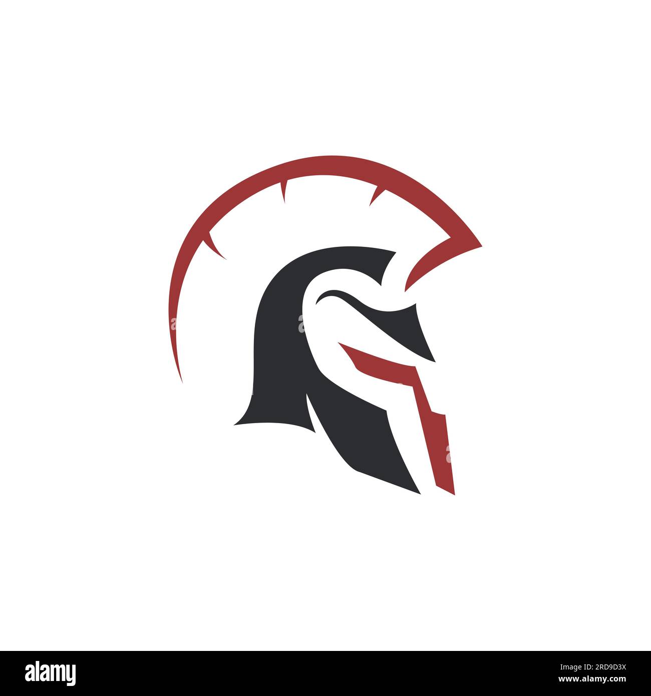 Head spartan logo spartan logo vector image. Spartan helmet simple icon ...