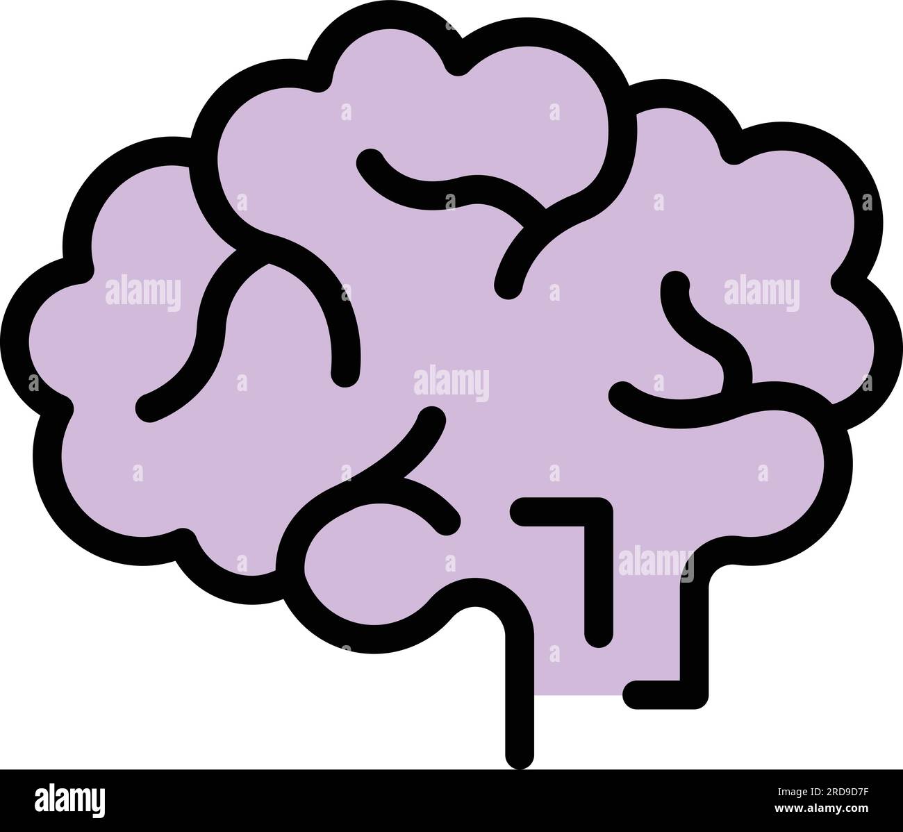 Brainstorming icon outline vector. Brain group. Business idea color flat Stock Vector