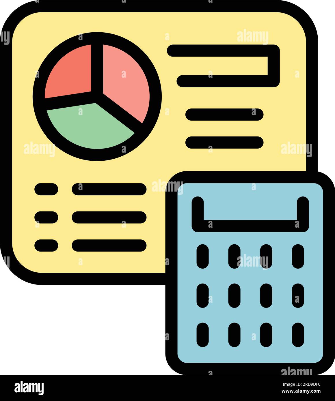 Election results icon outline vector. Ballot vote. Digital poll color ...