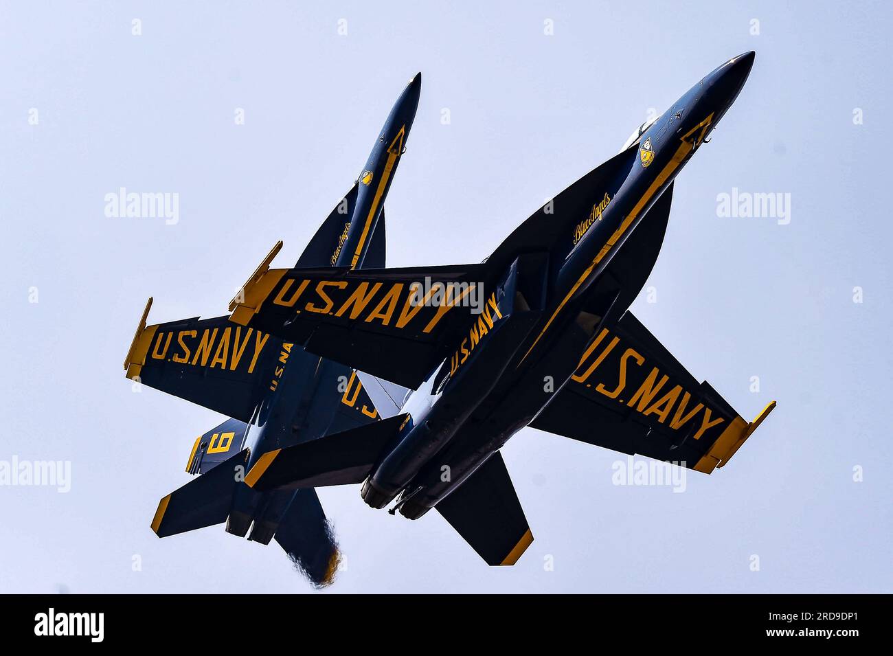 The U.S. Navy Flight Demonstration Squadron, the Blue Angels, perform