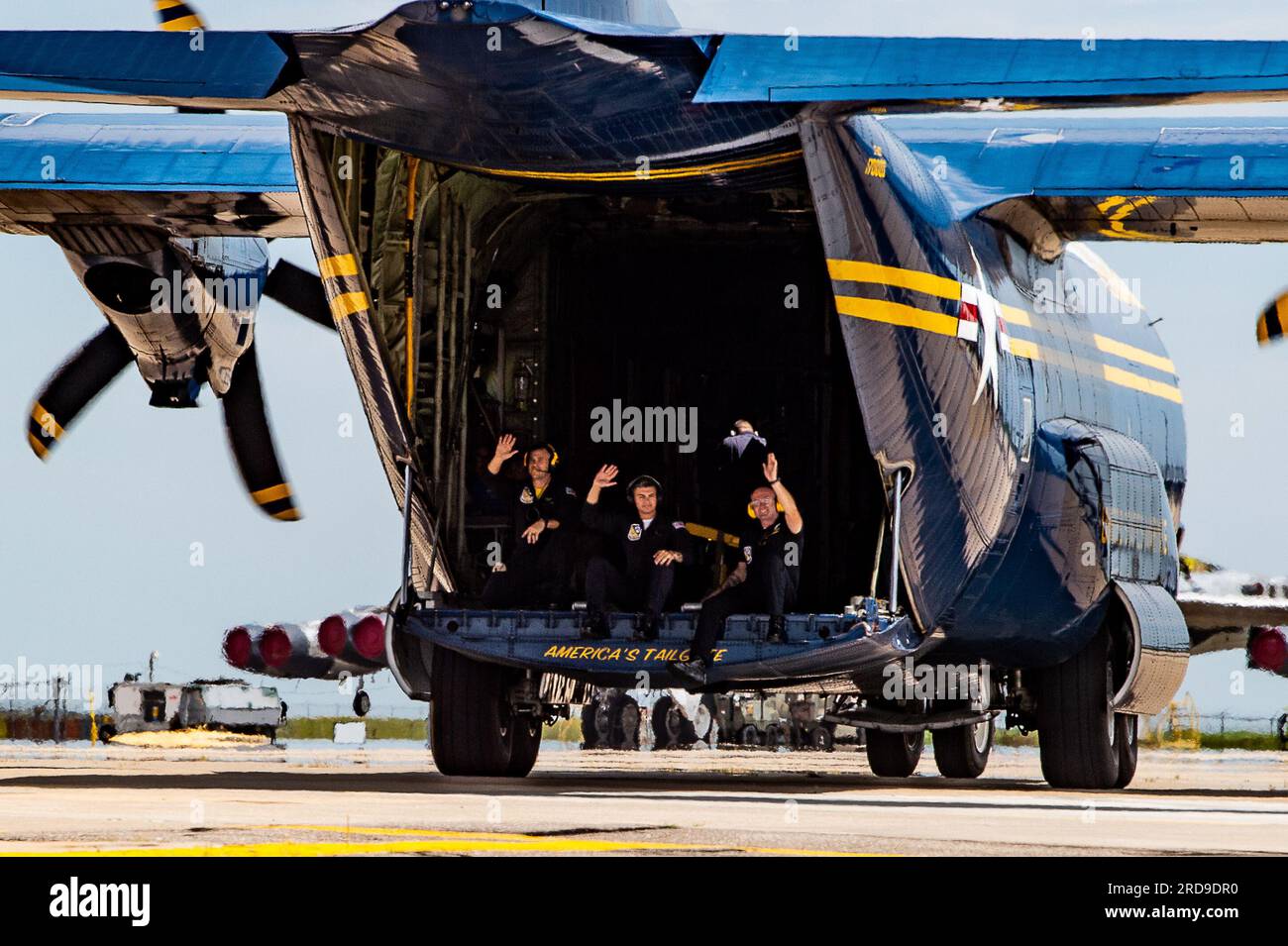 The U.S. Navy Flight Demonstration Squadron, the Blue Angels, perform
