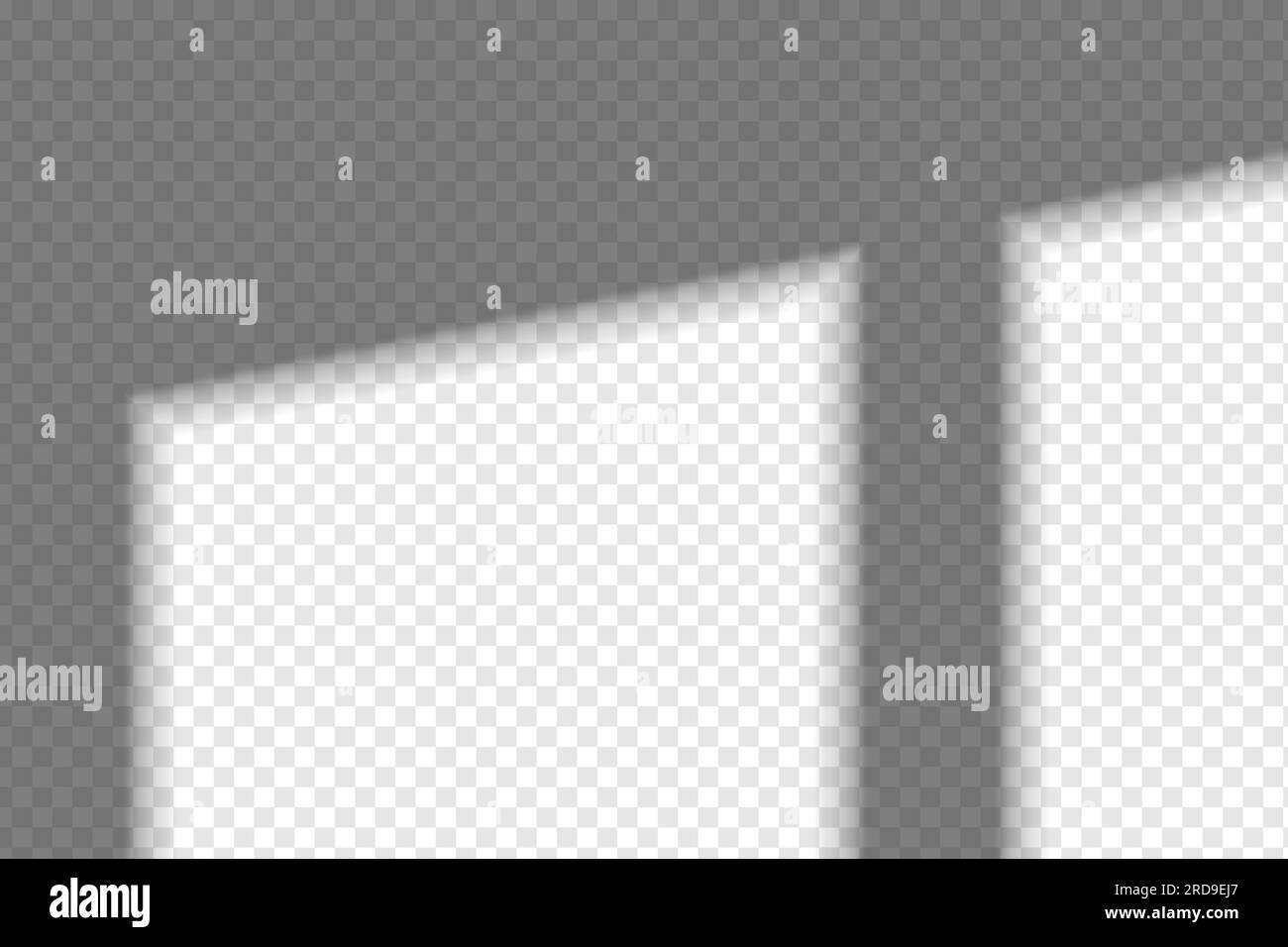 Shadow overlay effect. Soft realistic shadow. Vector Stock Vector Image ...