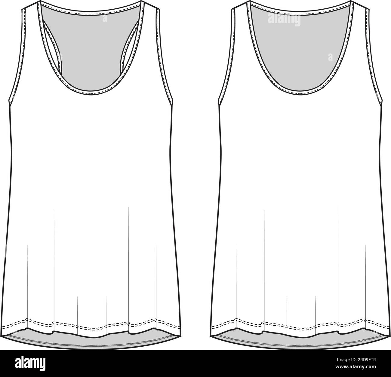 soduk(スドーク) shrinked drawing tank top