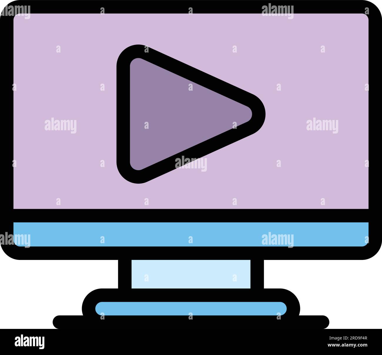 Knowledge online course icon outline vector. Distance training. Digital ...