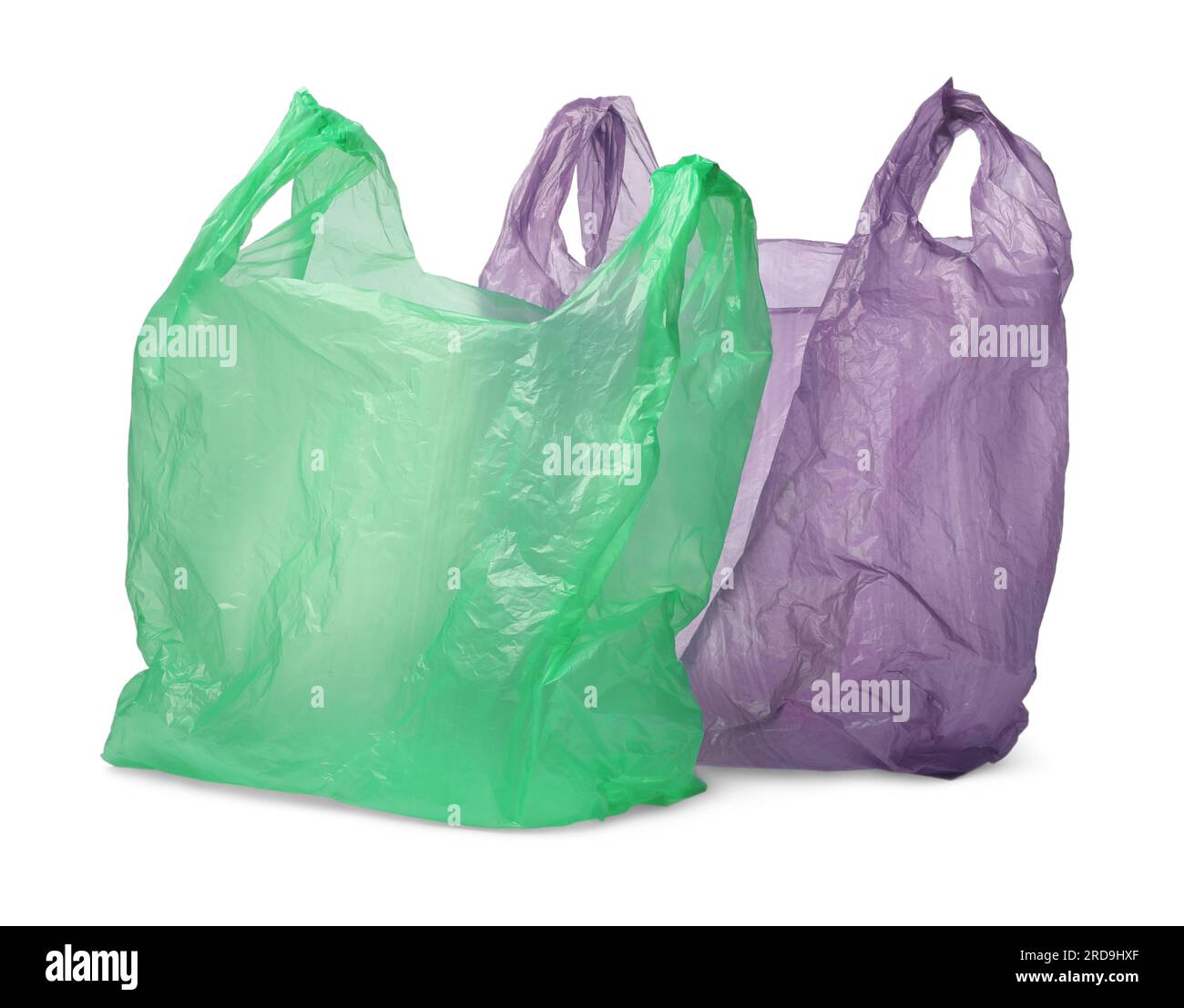 The big plastic bags for branches and leaves Stock Photo - Alamy