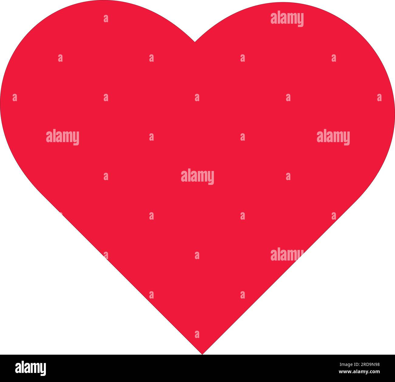 Red Heart vector Stock Vector Image & Art - Alamy