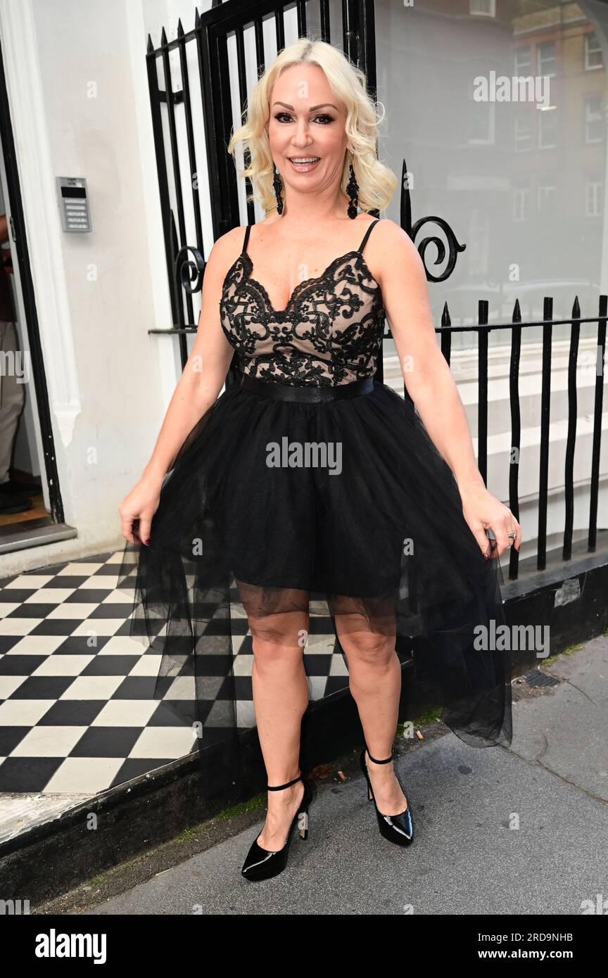 Kristina Rihanoff attends The ITV Summer party, The Mandrake Hotel, London, UK. on the 19 July 2023. Credit: See Li/Picture Capital/Alamy Live News Stock Photo