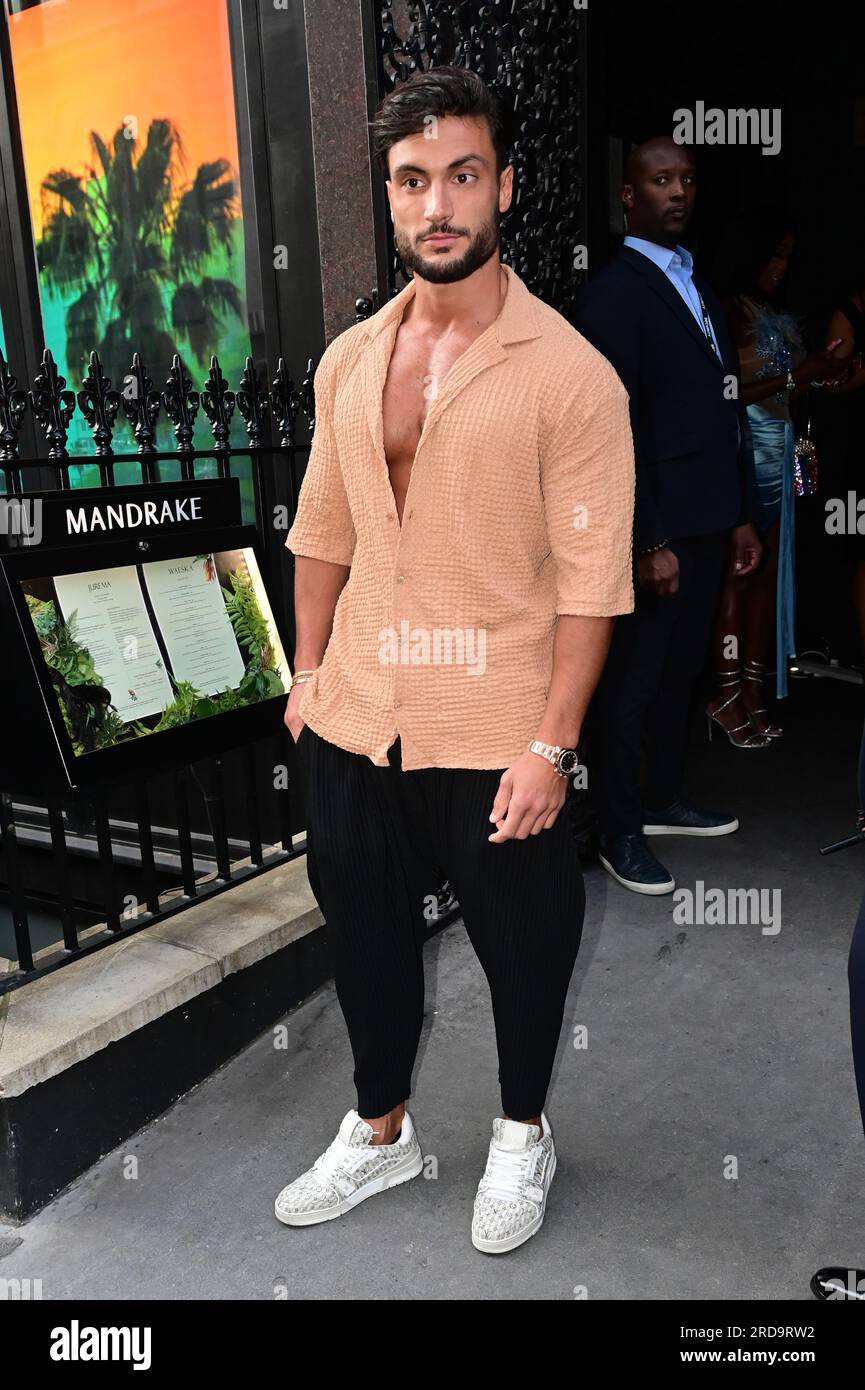 Davide Sanclimenti attends The ITV Summer party, The Mandrake Hotel, London, UK. on the 19 July 2023. Credit: See Li/Picture Capital/Alamy Live News Stock Photo