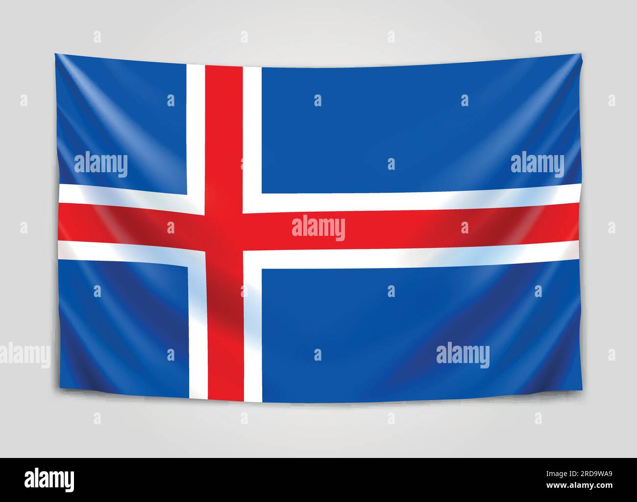 hanging-flag-of-iceland-kingdom-of-iceland-national-flag-concept