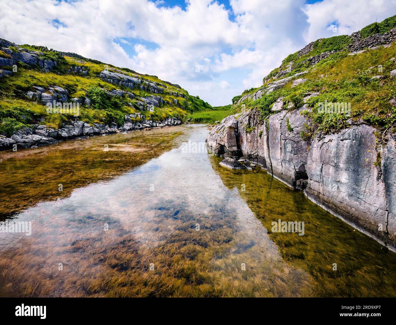 Beautiful Big lake at Inisheer Aran island Ireland tourist attraction nobody Stock Photo Alamy