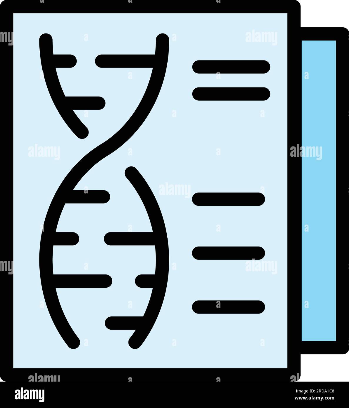 Genetic testing icon outline vector. Dna test. Laboratory analysis ...