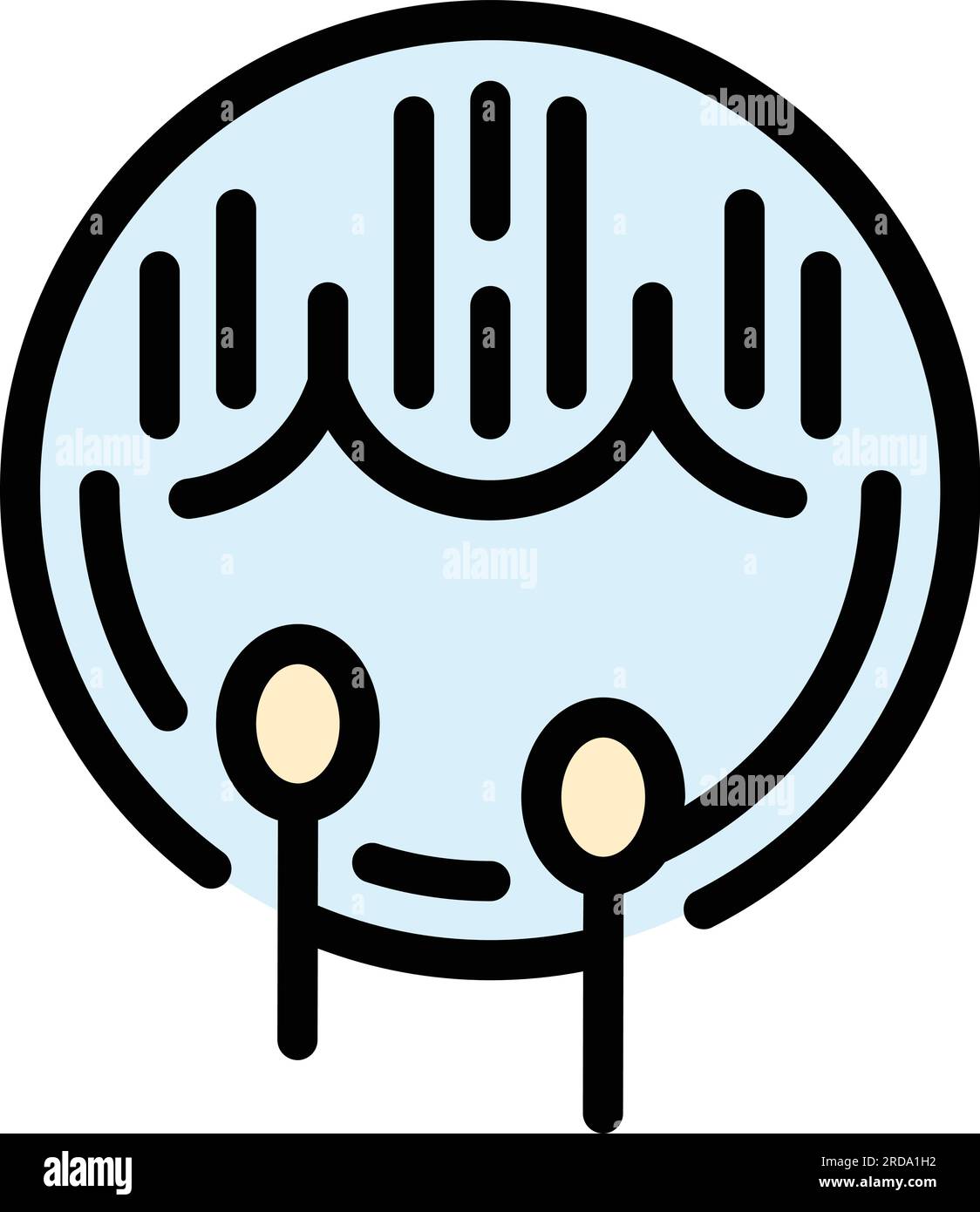 Gynecology analysis icon outline vector. Check health. Uterus test ...