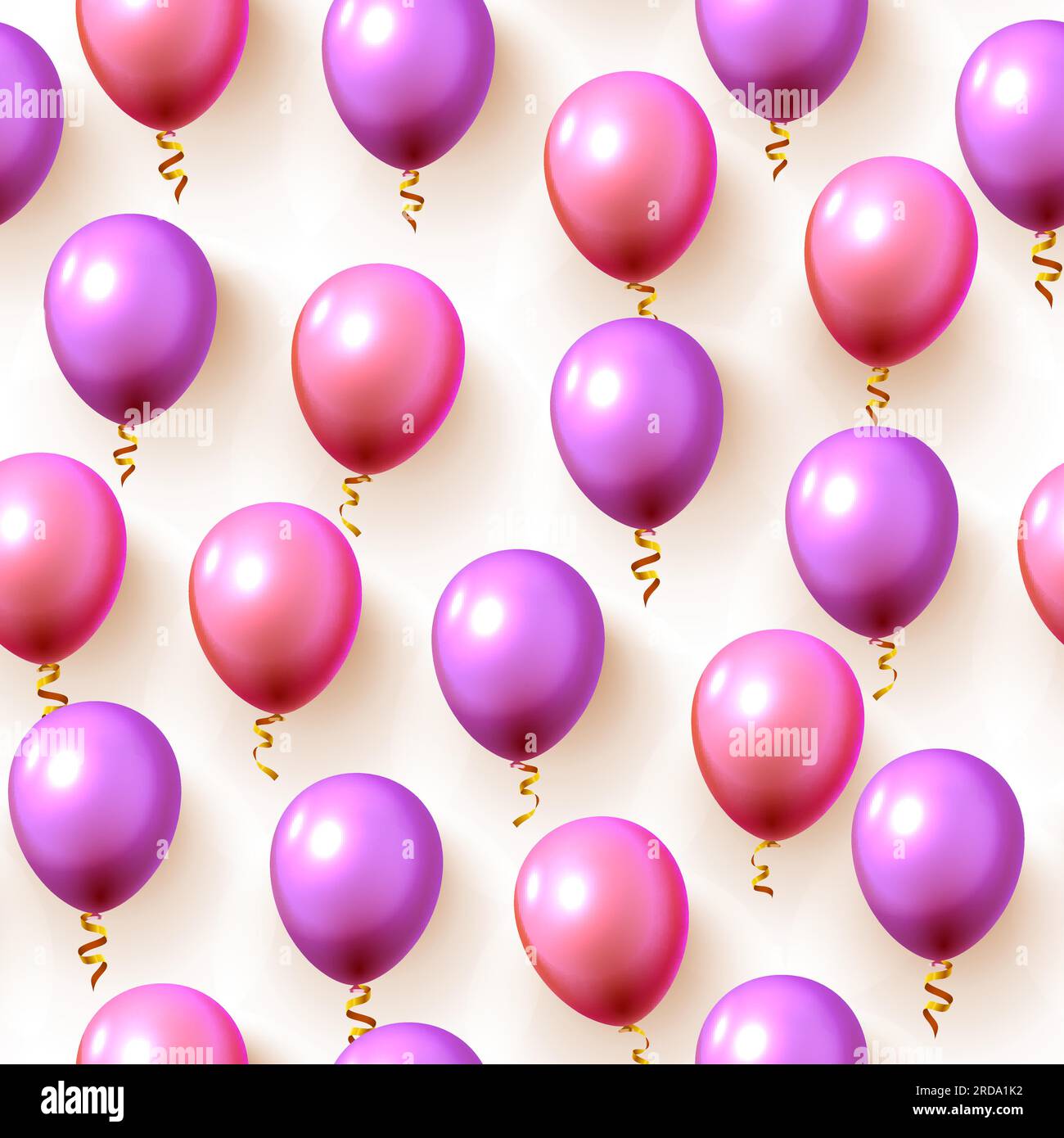 Vector illustration of colorful balloons on strings Stock Vector Image &  Art - Alamy