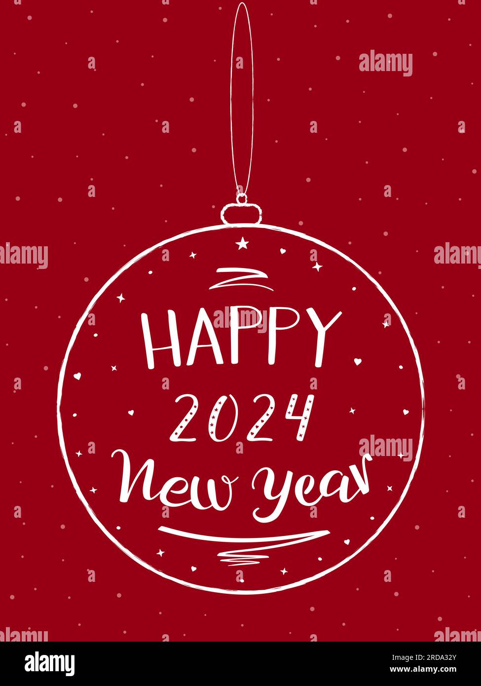 New year 2024 Stock Vector Images Alamy
