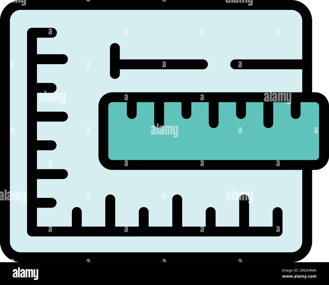 City building plan icon outline vector. Multistory block. House industry color flat Stock Vector